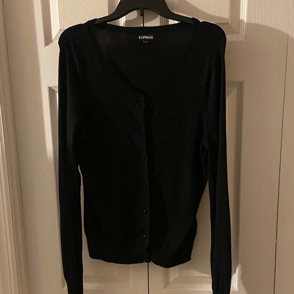 Express Women's Classic Black Cardigan